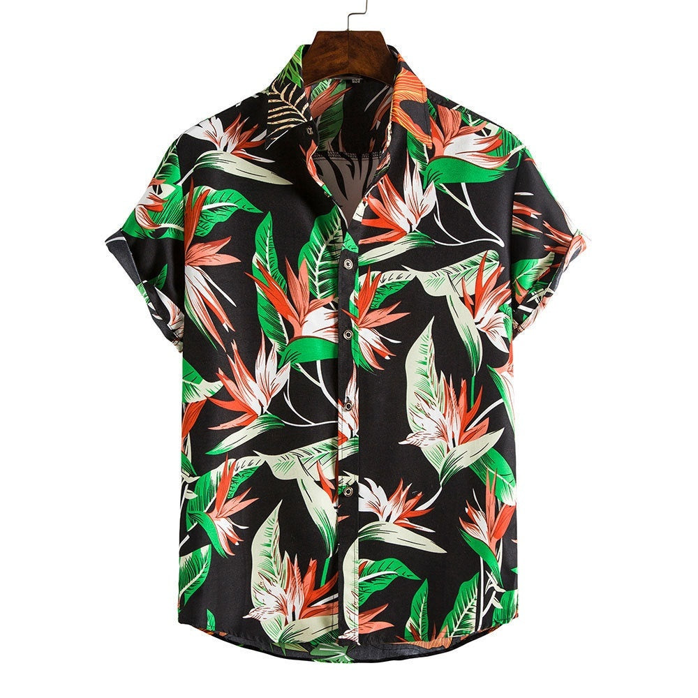 Men’s Bamboo And Linen Shirt - 12Style / S