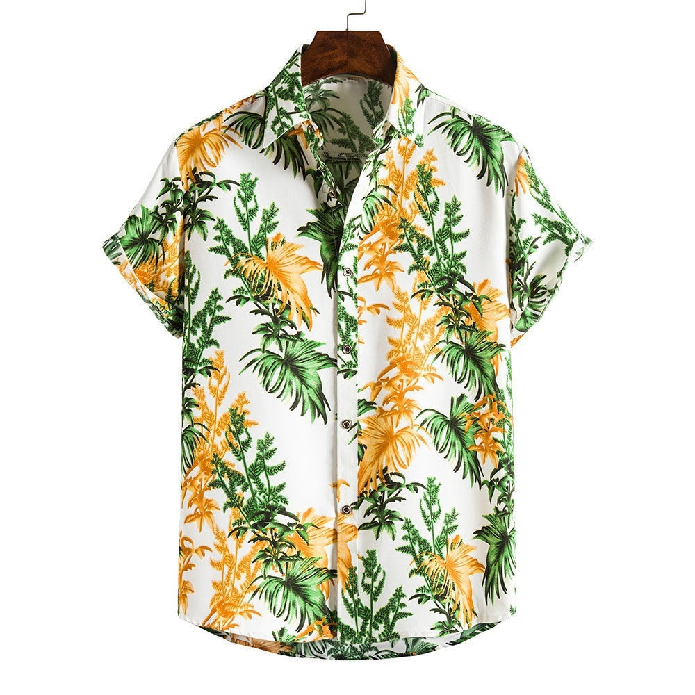 Men’s Bamboo And Linen Shirt - 7Style / S