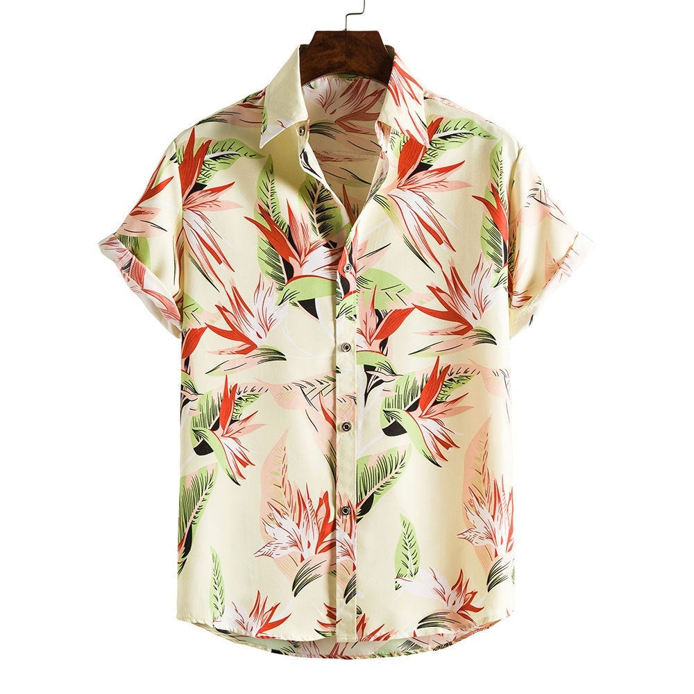 Men’s Bamboo And Linen Shirt - 10Style / S