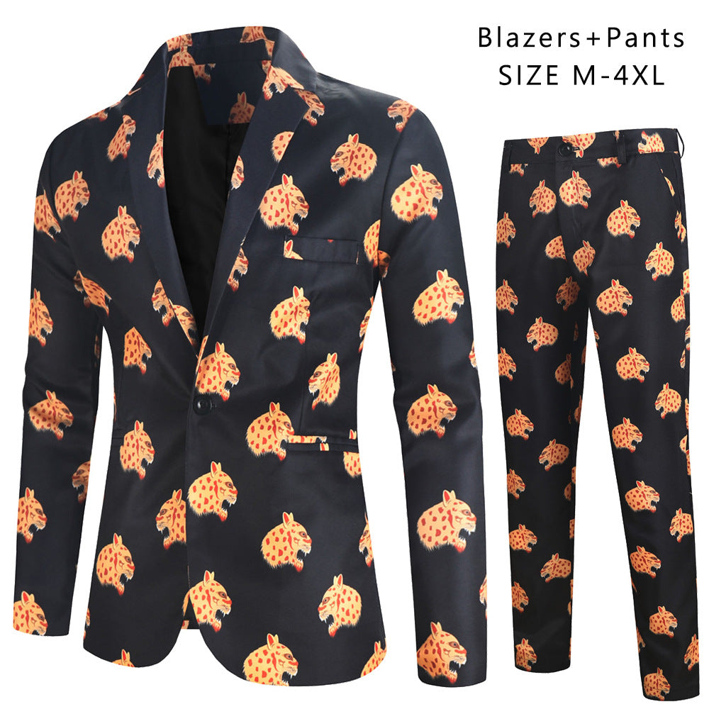 Digital New Print Leisure Suits For Men Two-piece Set - 2TZXX156 Style / M