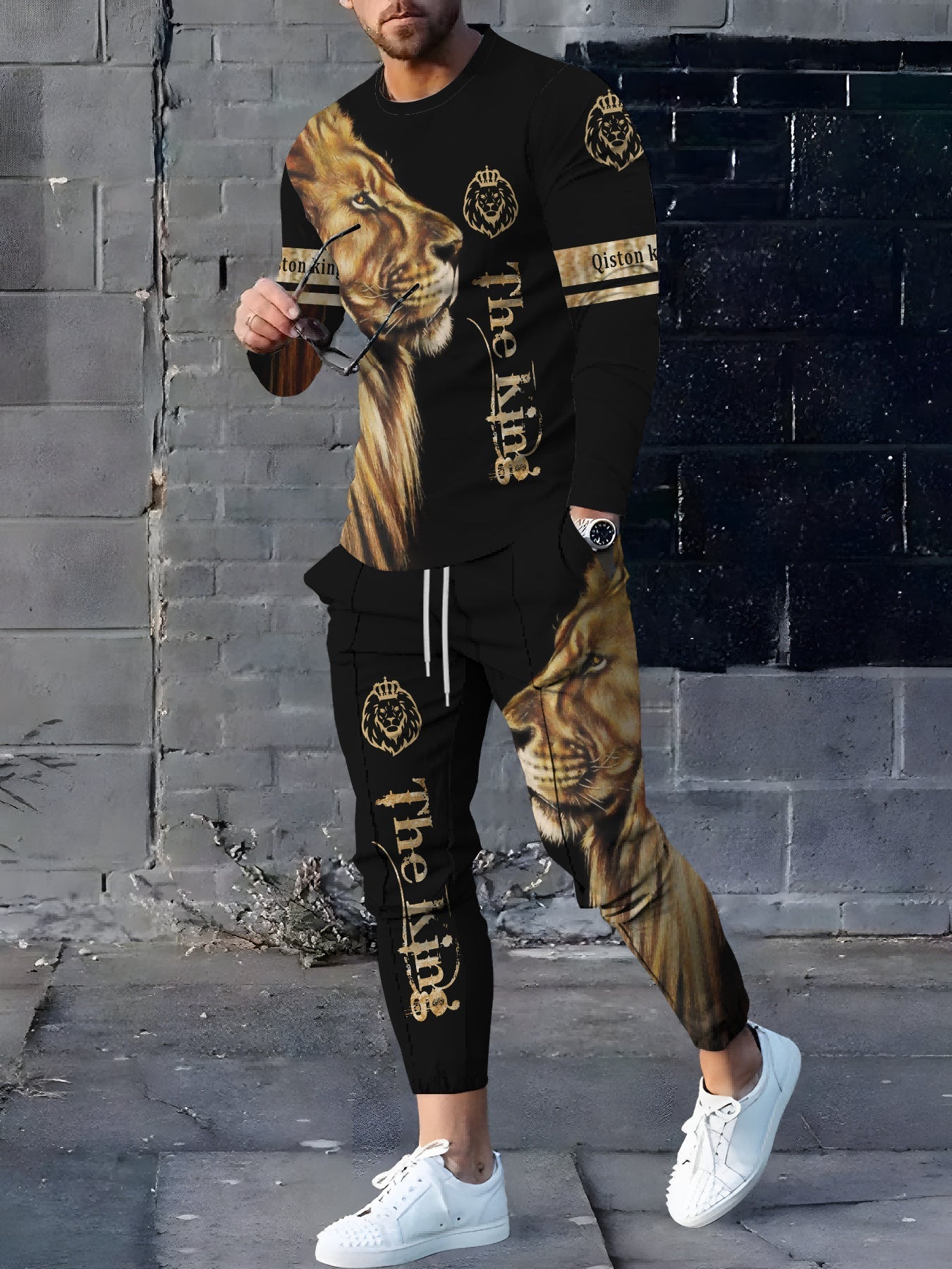 In Stock Wear Sports And Leisure Suit Printed T-shirt Length - CY4960 / S
