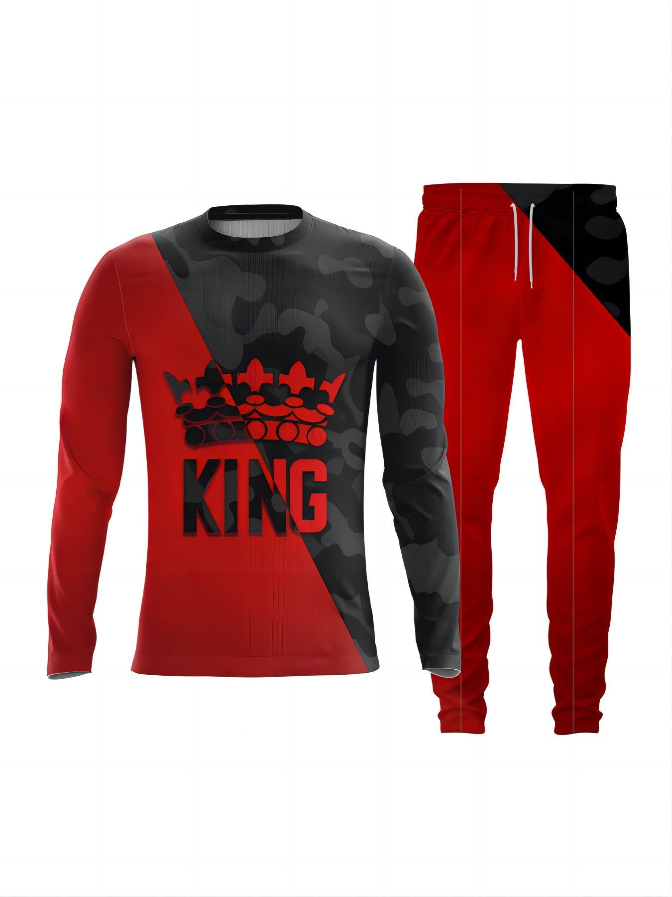 In Stock Wear Sports And Leisure Suit Printed T-shirt Length - PDM0421 / S