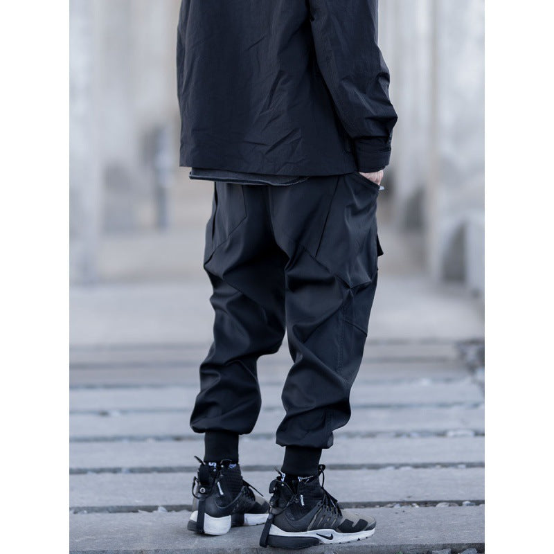 Fashion Autumn And Winter Loose-Fitting Tooling Casual Trousers