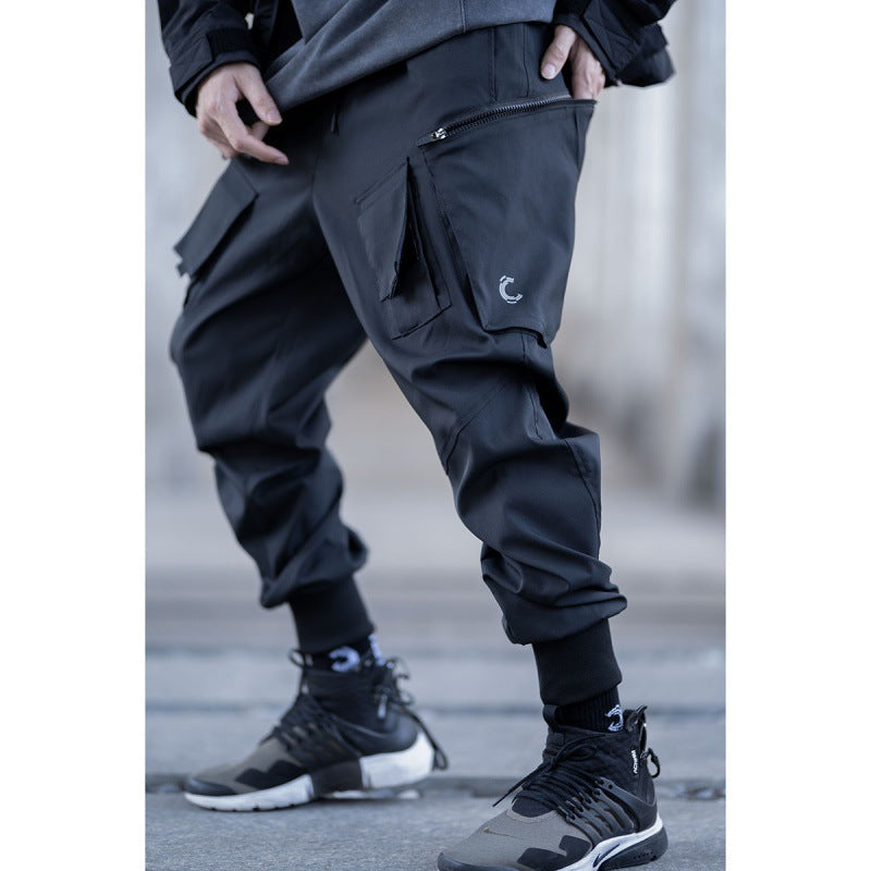 Fashion Autumn And Winter Loose-Fitting Tooling Casual Trousers