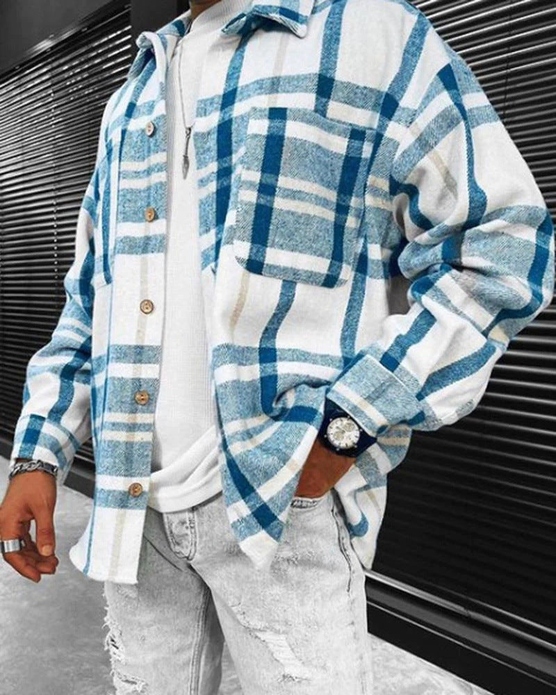 Men’s Color Matching 3D Digital Printed T-shirt - Z980 / S