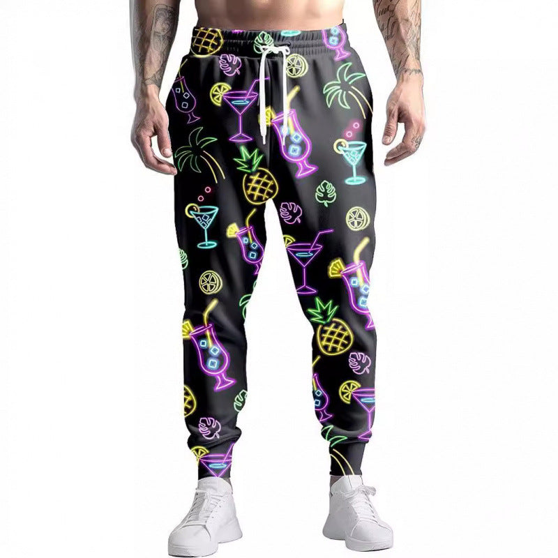 Jogging Casual Belt Drawstring 90’s Men’s Clothing