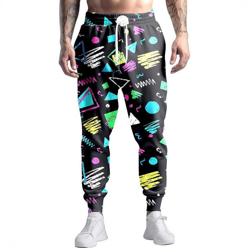 Jogging Casual Belt Drawstring 90’s Men’s Clothing