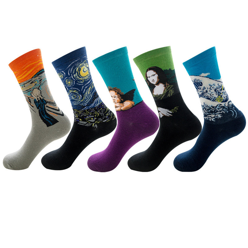 Men’s And Women’s Fashion Animal Jacquard Socks - AF0812 / One size / 5Pair
