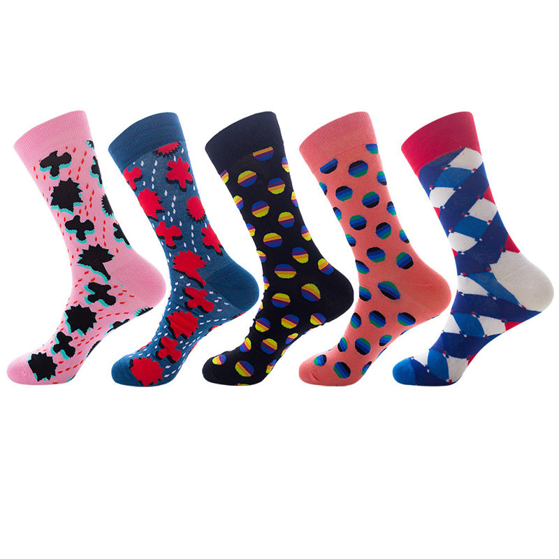 Men’s And Women’s Fashion Animal Jacquard Socks - AF0817 / One size / 5Pair
