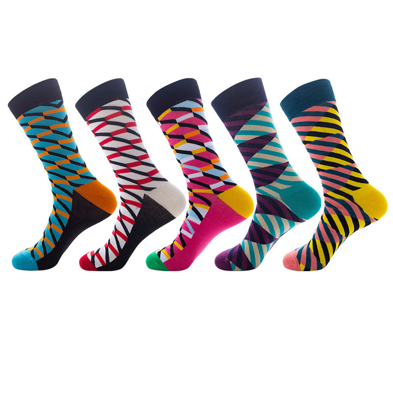 Men’s And Women’s Fashion Animal Jacquard Socks - AF0818 / One size / 5Pair