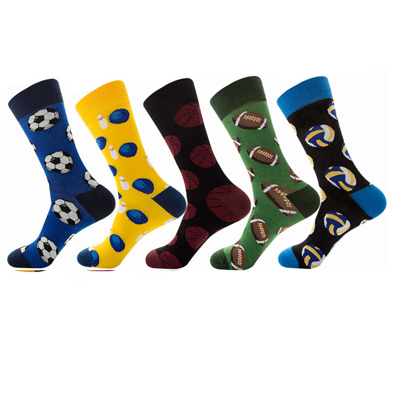 Men’s And Women’s Fashion Animal Jacquard Socks - AF082 / One size / 5Pair