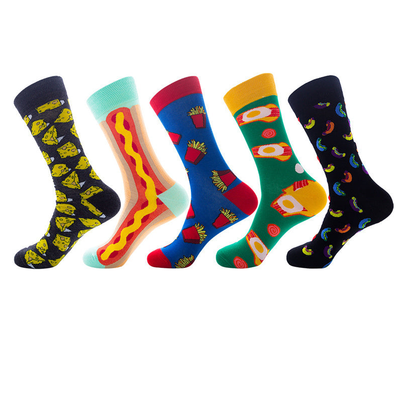 Men’s And Women’s Fashion Animal Jacquard Socks - AF0822 / One size / 5Pair