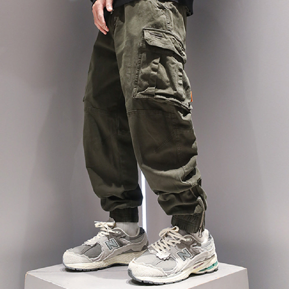 Foot Binding Zipper Design Niche Casual Pants