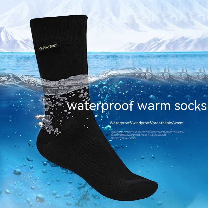 Waterproof Socks Autumn And Winter Thickening Breathable Cotton Men’s Stockings