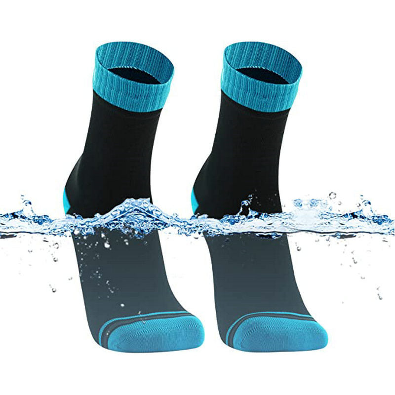 Waterproof Socks Autumn And Winter Thickening Breathable Cotton Men’s Stockings - Peacock Blue / S / 1pairs
