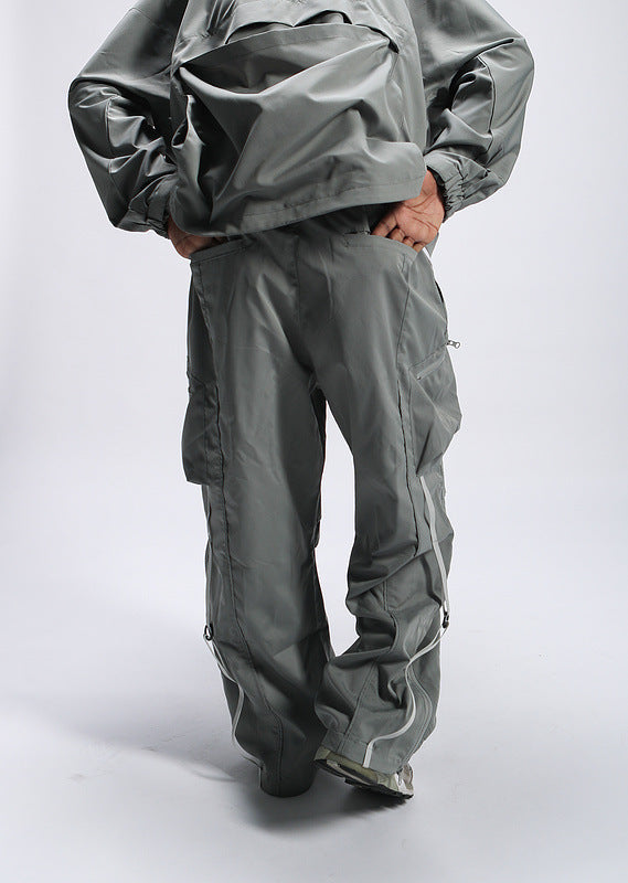 Multi-Pocket Tactical Casual Loose Windproof Cargo Pants