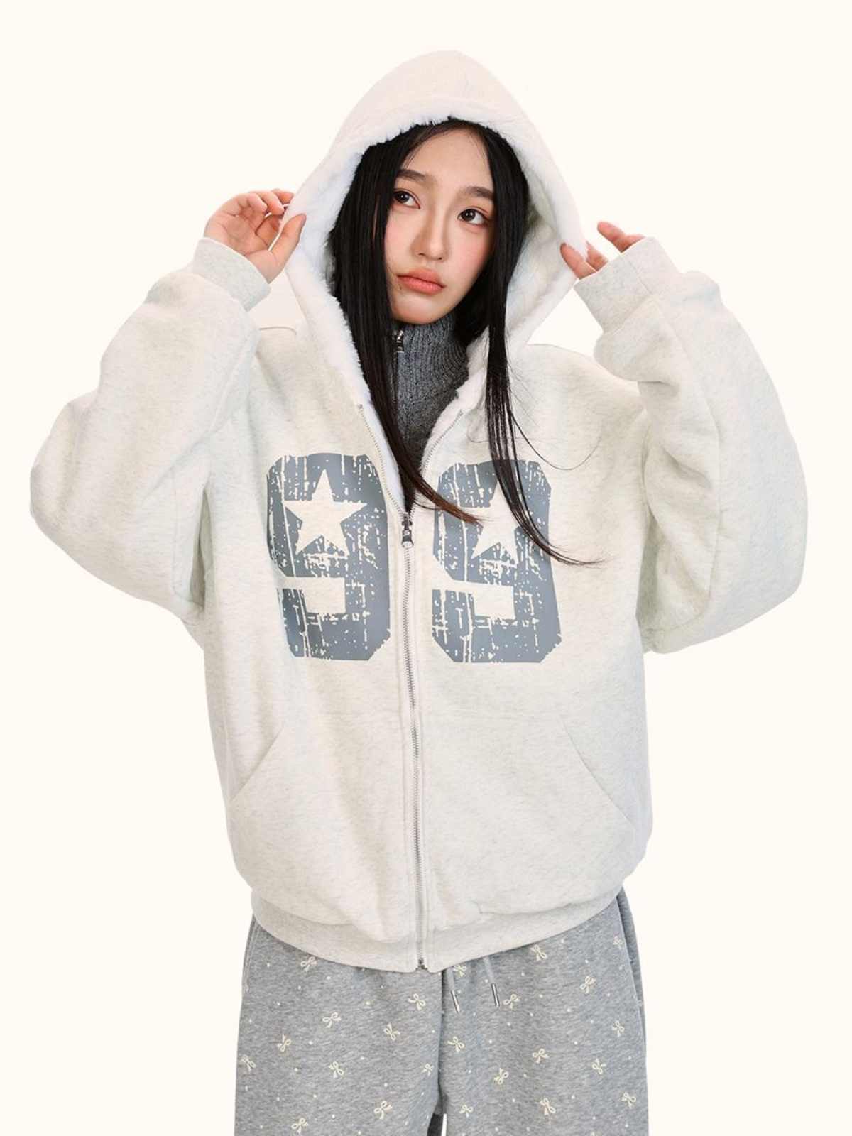 Loose Double-sided Wear Velvet Padded Thickened Sweater