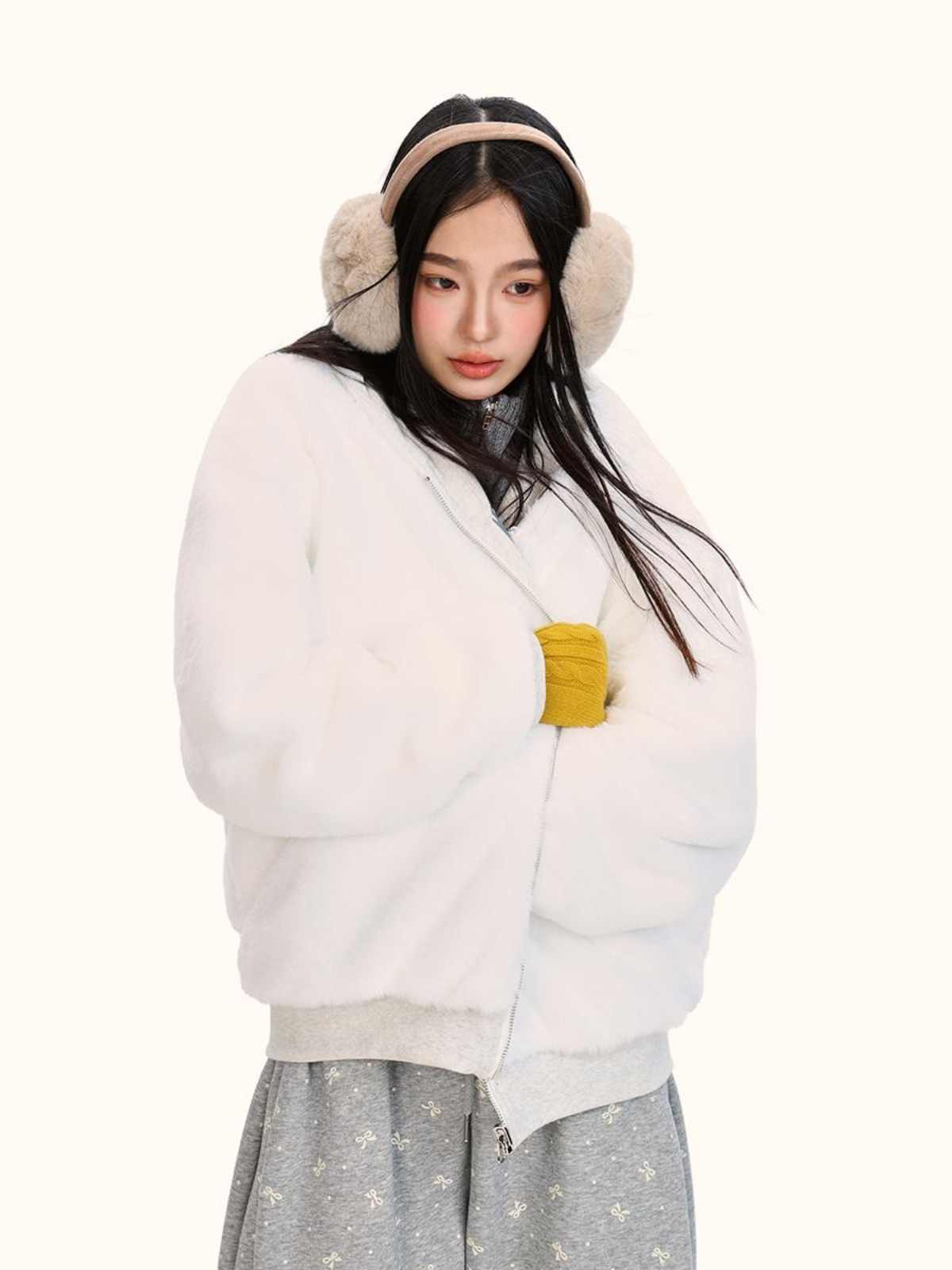 Loose Double-sided Wear Velvet Padded Thickened Sweater