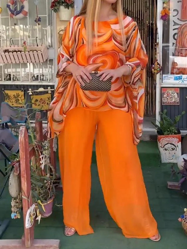 Vibrant Chiffon Luxury Clothing for Men and Women - Orange / S
