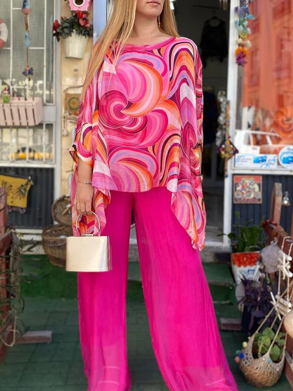 Vibrant Chiffon Luxury Clothing for Men and Women - Pink / S