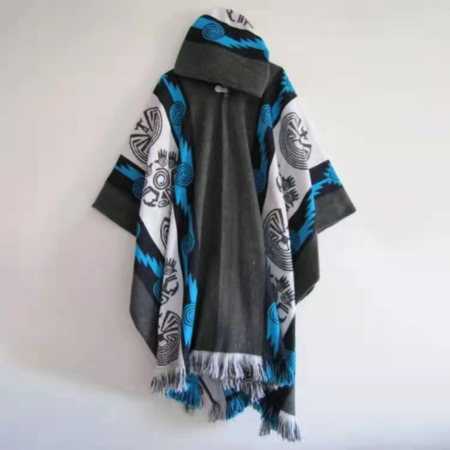 Vintage Ethnic Print Jumper Men’s Hoodie - 4 Style / S
