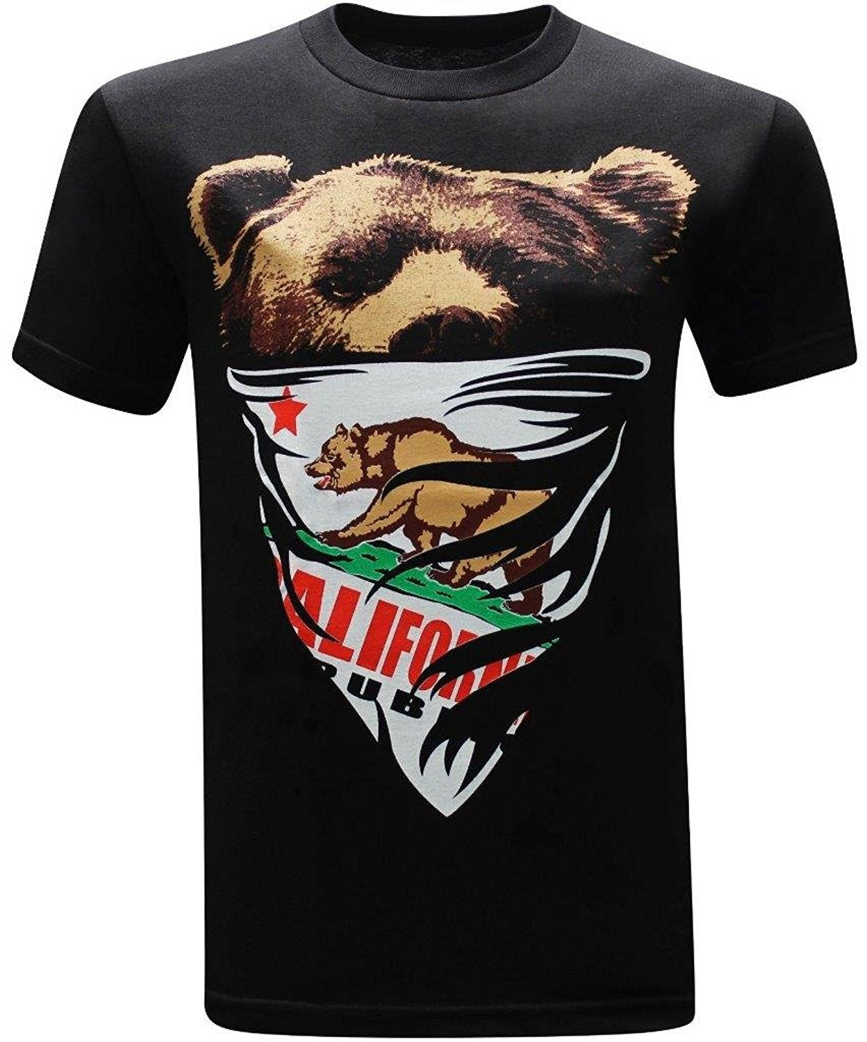 Spring And Summer New Men’s Short Sleeved Print - XL