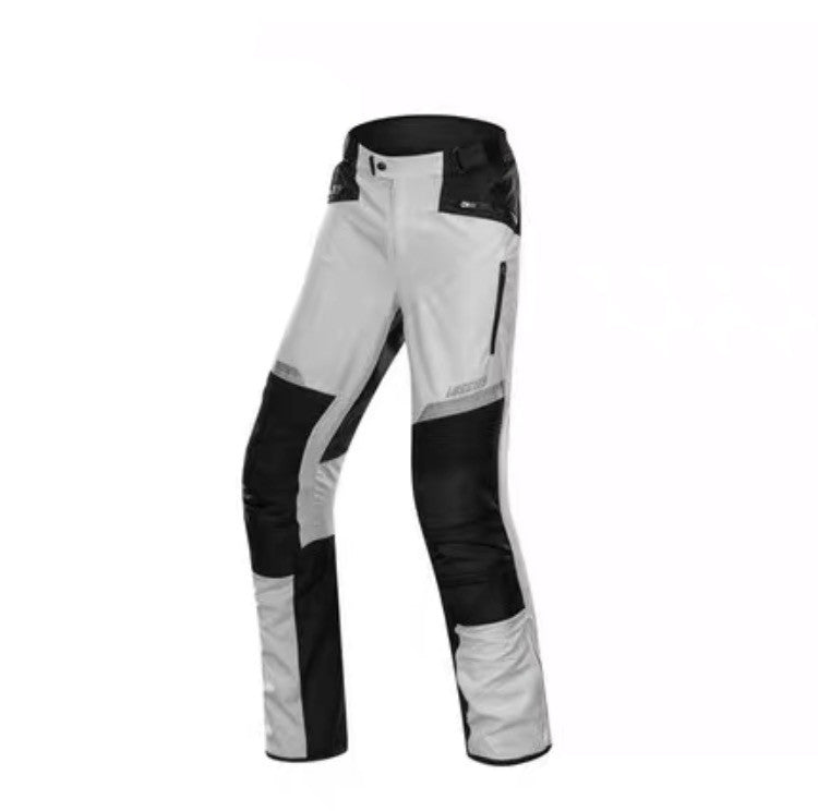 Warm And Waterproof Pull Four-season Motorcycle Clothing - Grey pants / S