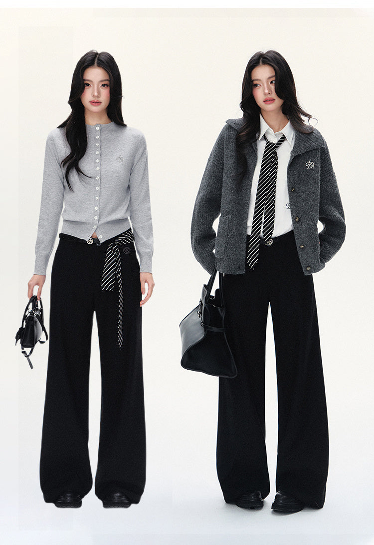 Wide Waist Suit Pants Simple Commute