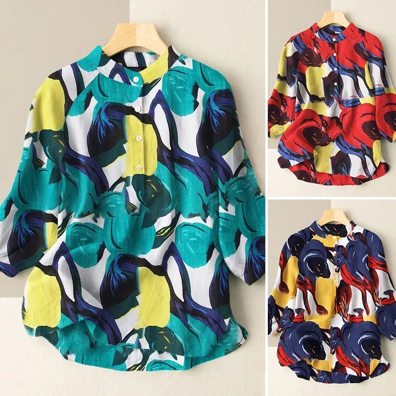 Women’s Casual Loose Printed Shirt