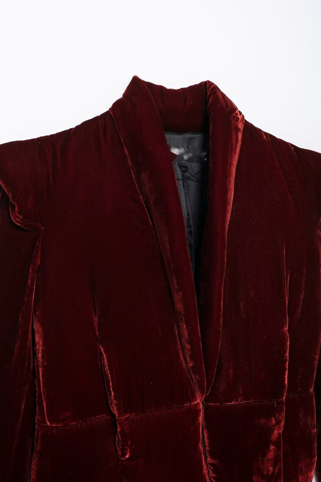 Polyester Women’s Autumn All-match Velvet Cotton Coat Jacket