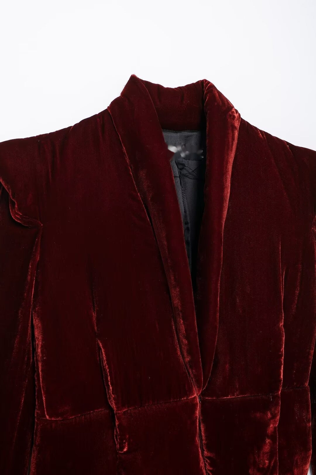 Polyester Women’s Autumn All-match Velvet Cotton Coat Jacket