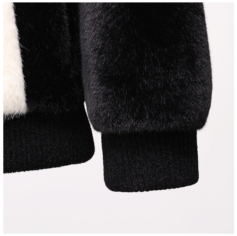 Winter Men’s Warm Mink Fur Jacket Coat