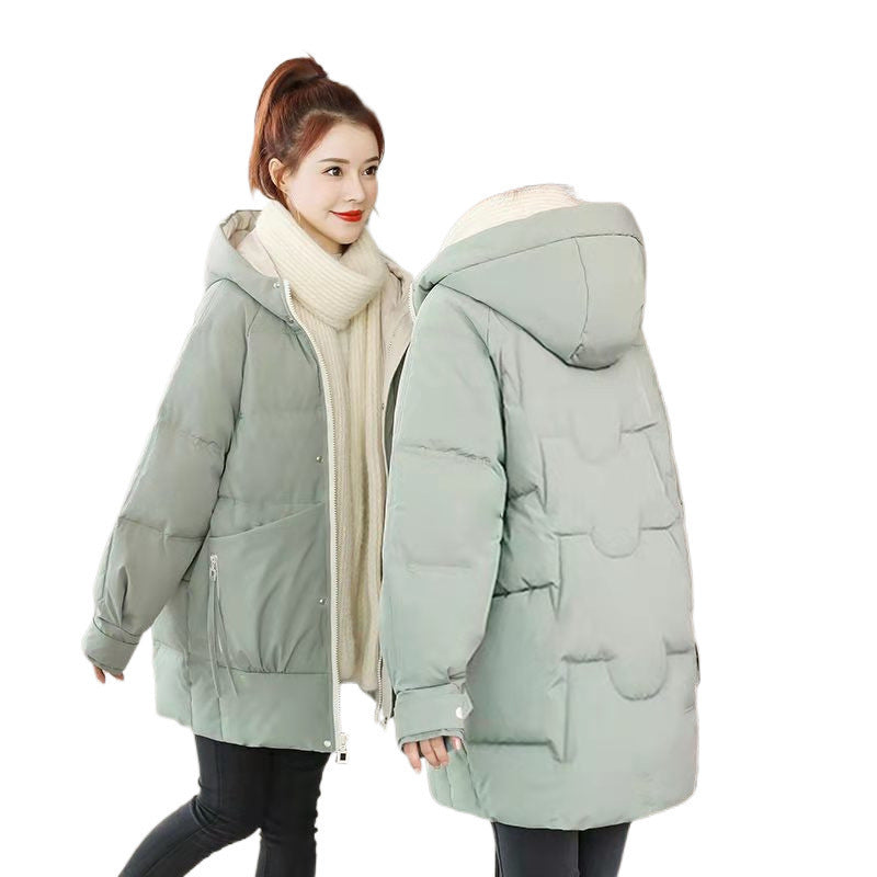 Women’s Down Cotton-padded Jacket Mid-length Winter