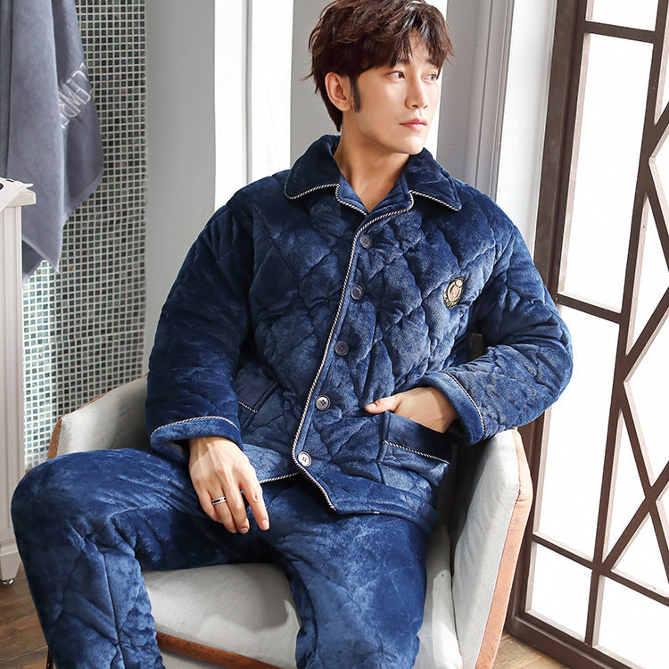 Winter thick men’s pajamas