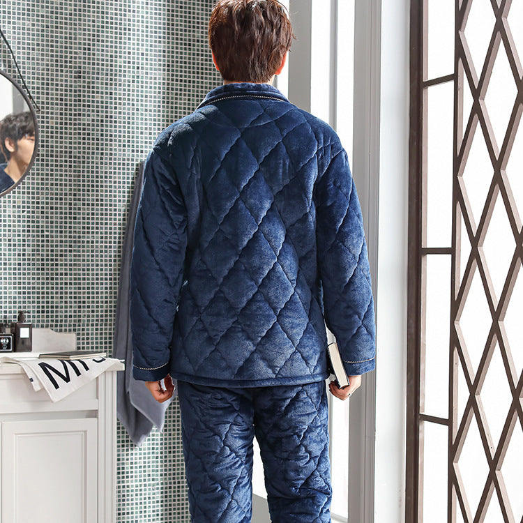 Winter thick men’s pajamas