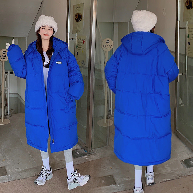 Women’s Mid-length Loose Overknee Thickened Cotton Padded Coat