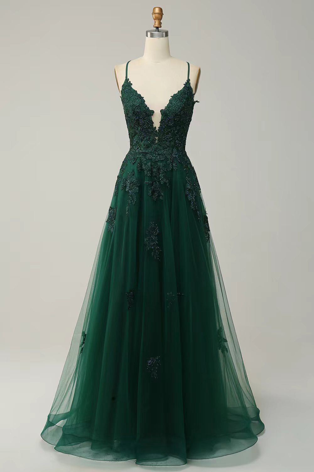 Women Evening Dresses Suspender Dance Dress Long - Color As In Picture 3 / 2
