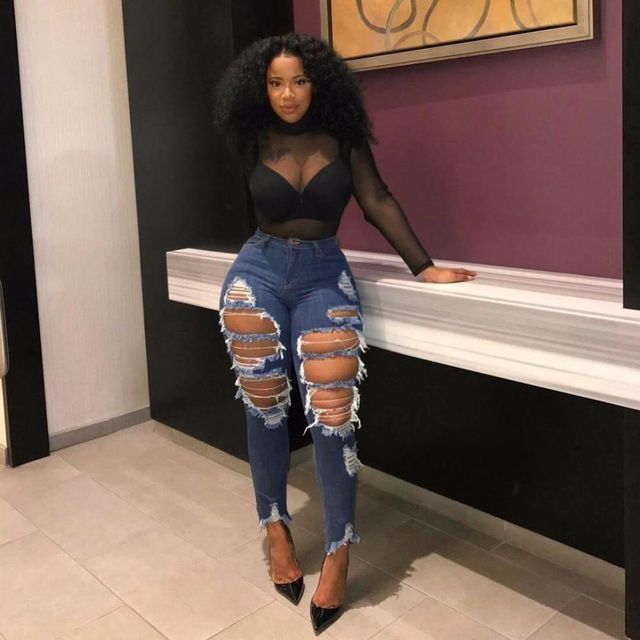 Women’s Beggar Denim Skinny Pants