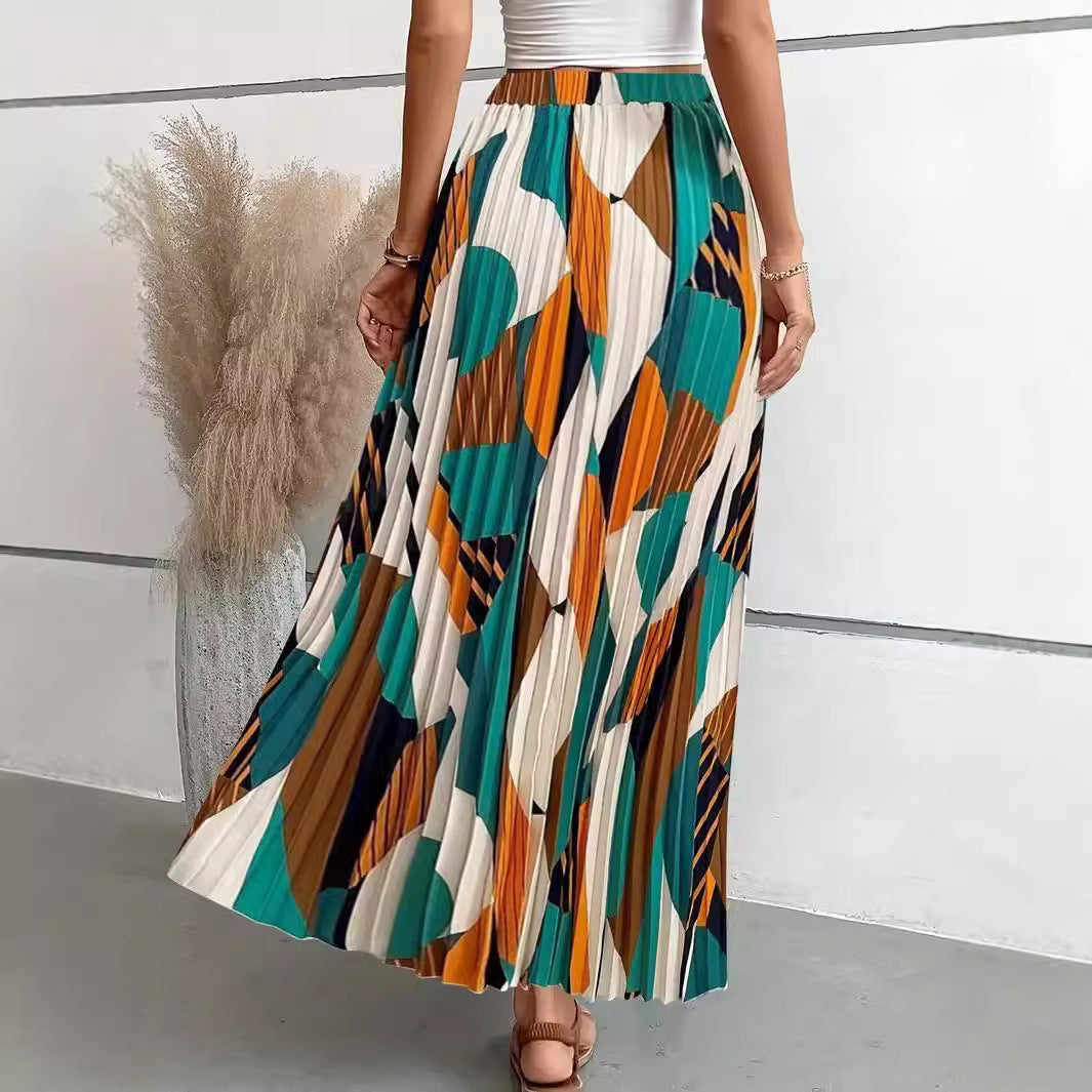 Women’s Fashion Casual Printing Skirt