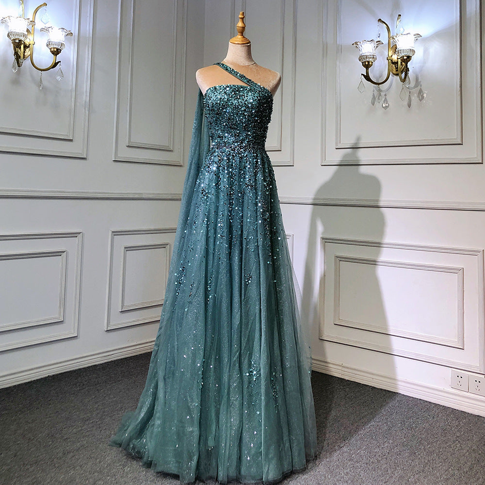 Women’s Fashion Elegant Graceful Dress - Water Blue / XS