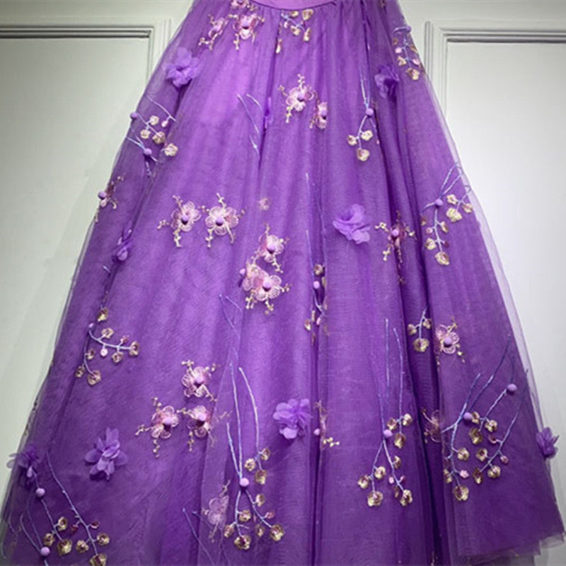 Women’s Fashion Three-dimensional Embroidery Puffy Skirt