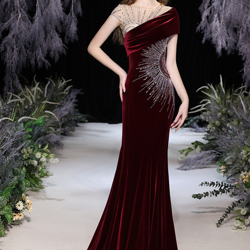 Women’s High-end Evening Dress Mermaid Temperament