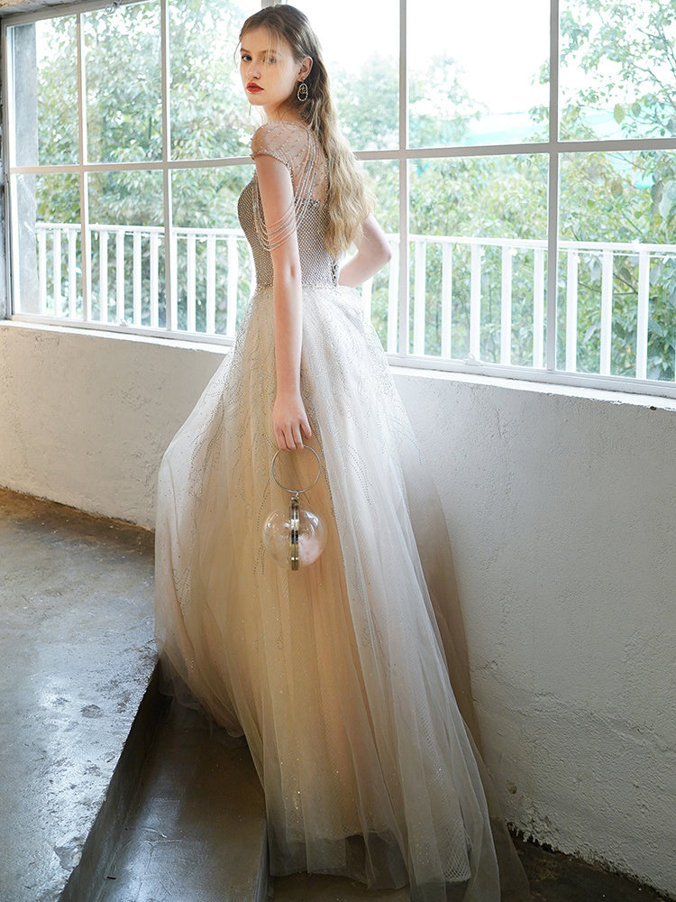 Women’s High-end Heavy Industry Evening Dress Temperament