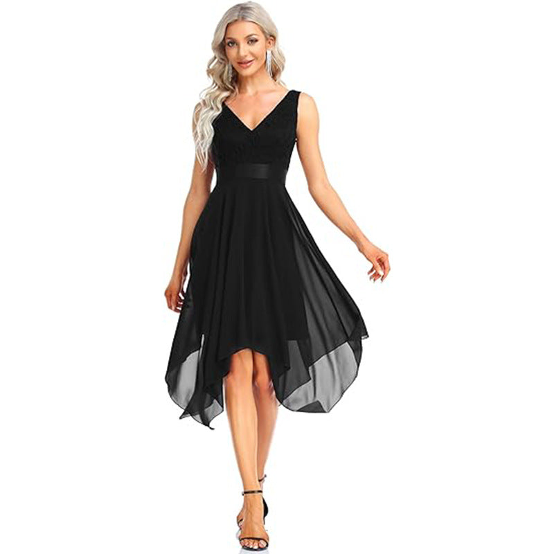 Women’s Lace Chiffon Cocktail Ball Gown - Style3 / US Size 2