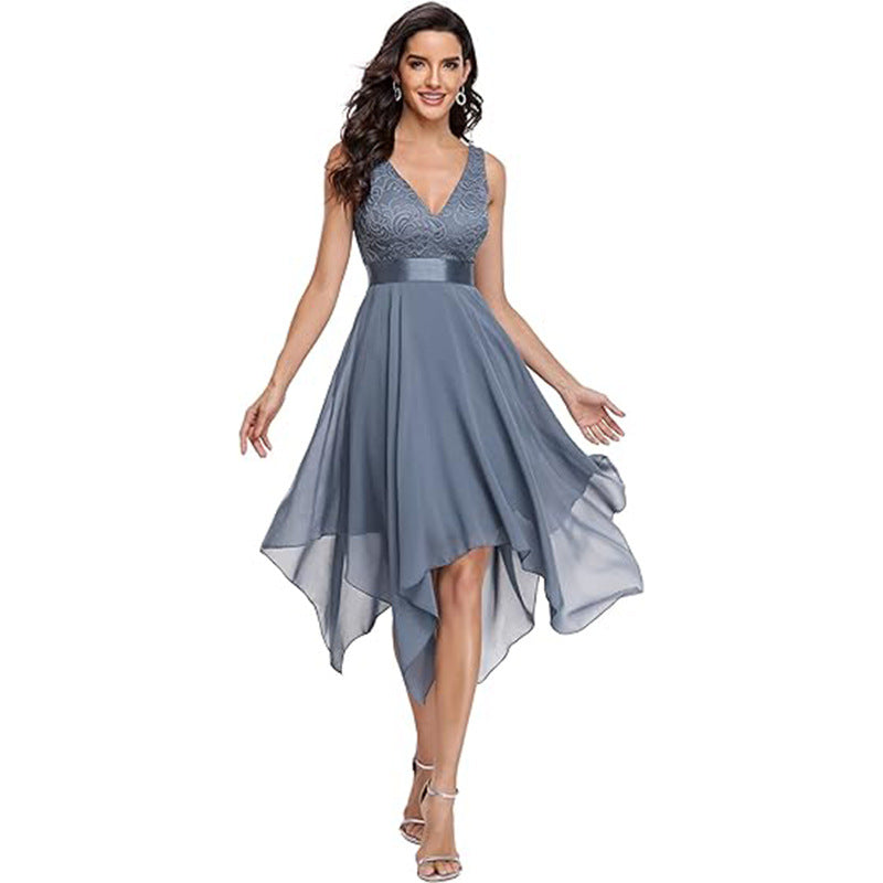 Women’s Lace Chiffon Cocktail Ball Gown - Style5 / US Size 2