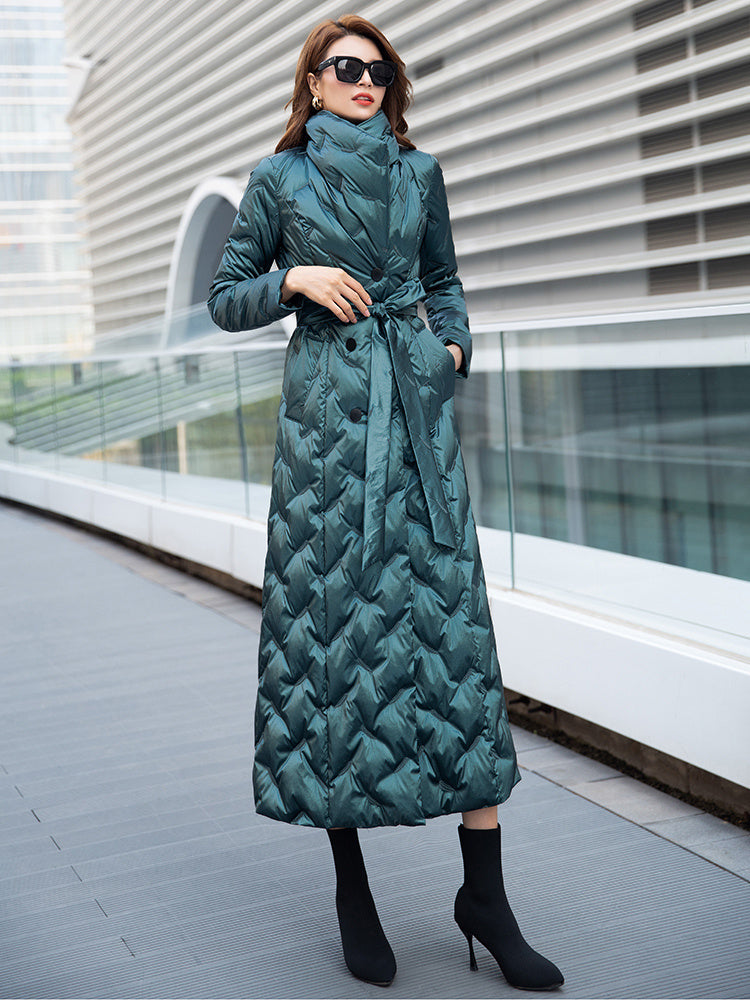 Women’s long down jacket