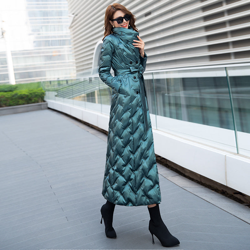 Women’s long down jacket