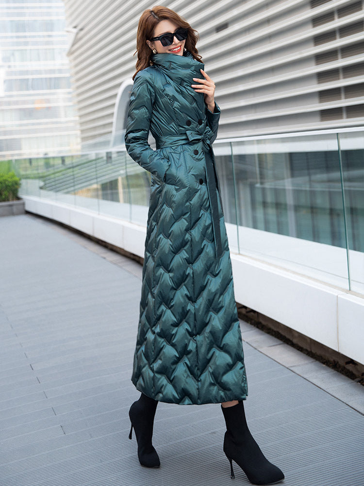 Women’s long down jacket