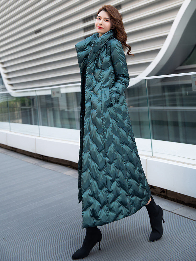 Women’s long down jacket