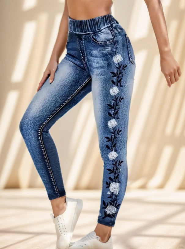 Women’s Printed Jeans - 4